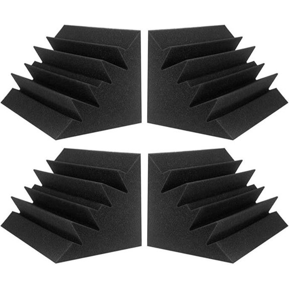 JBER 4 Pack Acoustic Bass Trap Wall Panels