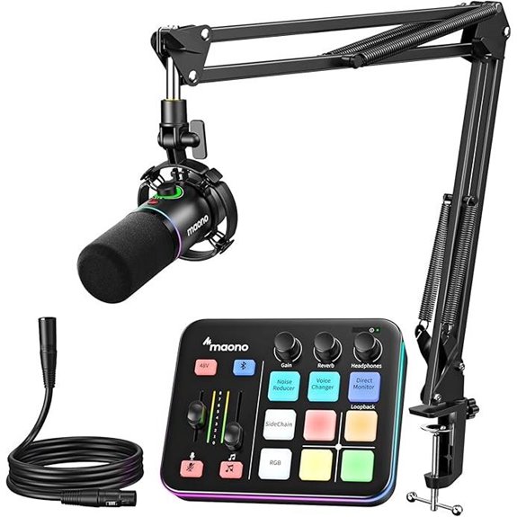 Maono Gaming Streaming Bundle with Mixer & Mic