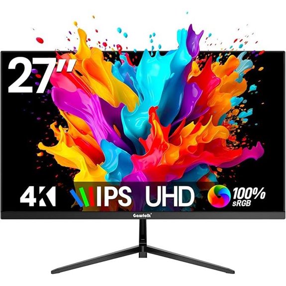 Gawfolk 27 4K IPS Monitor with HDMI & Wall Mount