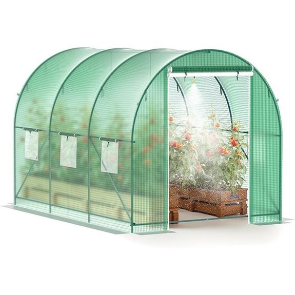 Walk-in Greenhouse 10'x7'x7' with Ventilation