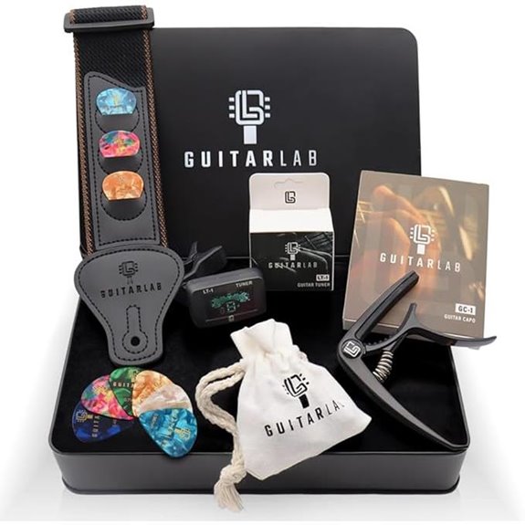 Guitar Lab Accessory Kit with Strap Capo Tuner