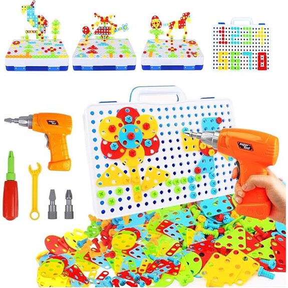 HAPTIME STEM Toys for Kids Ages 3-8 193 pcs