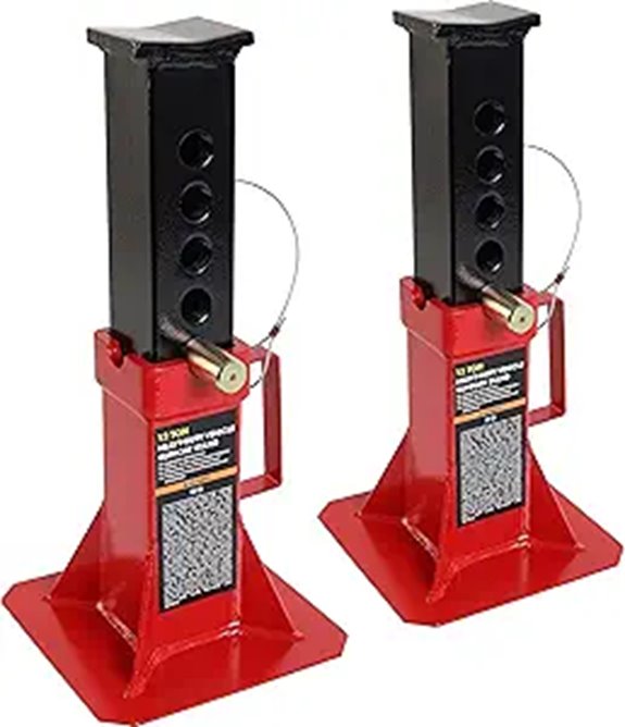 Torin Heavy Duty Car Jack Stand Pair (12 Ton)