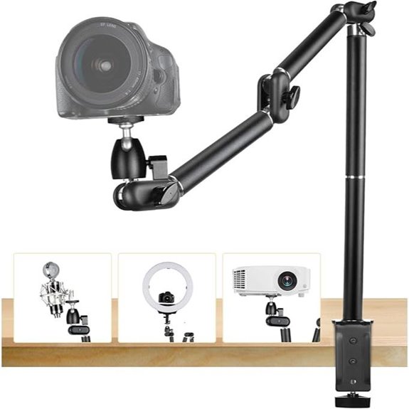 TARION Adjustable Heavy Duty Camera Mount Stand