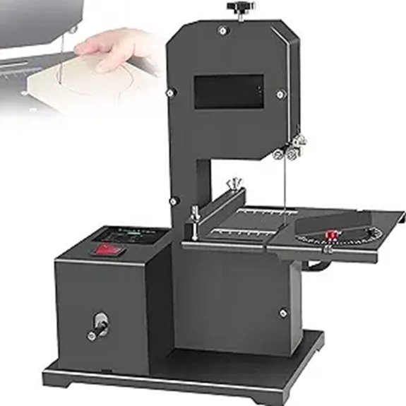 Heavy-Duty Benchtop Bandsaw with Tilt and Metal Table