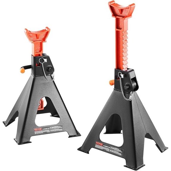 VEVOR 6 Ton Jack Stands (Pair) with Double Lock