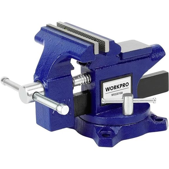 WORKPRO 4-1/2 Bench Vise for Workbenches