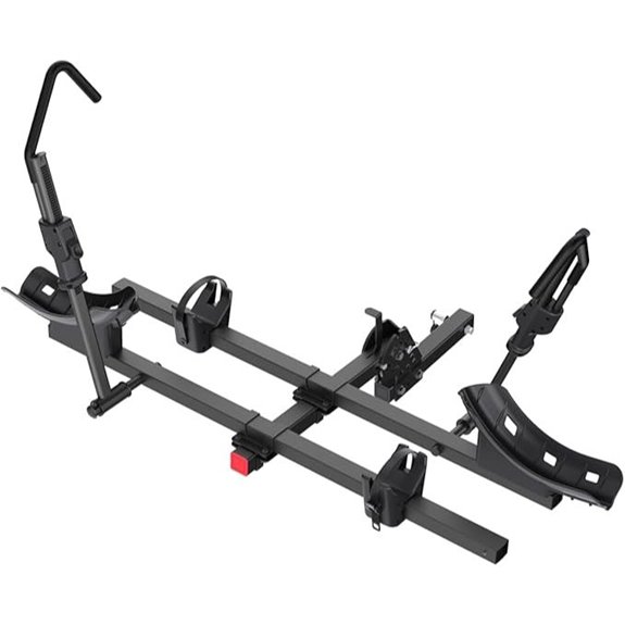 Heavy Duty 2-Bike Hitch Rack Fits Fat Tire E-Bikes