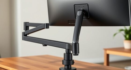 heavy duty dual monitor arms