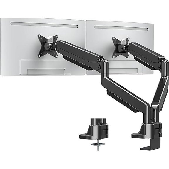 Mountup Dual Monitor Mount for 2 Screens Heavy Duty