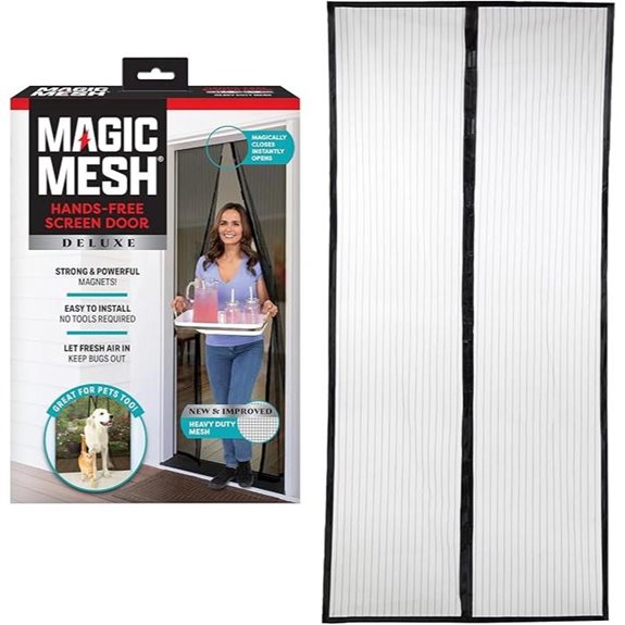 Magic Mesh Magnetic Screen Door Heavy Duty 39x83