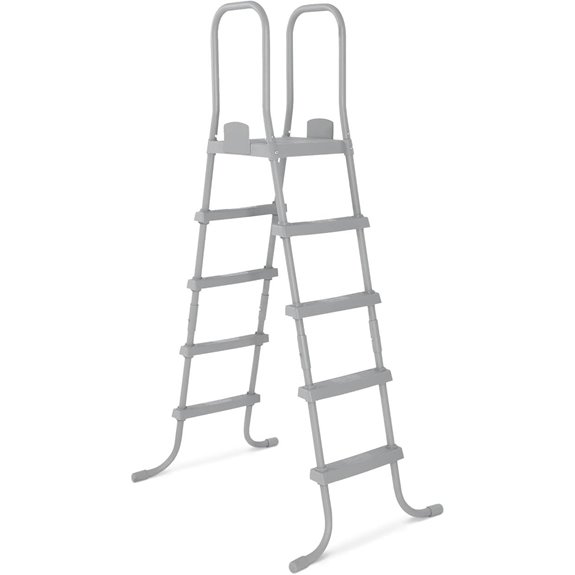 Bestway 52-Inch Metal A-Frame Pool Ladder