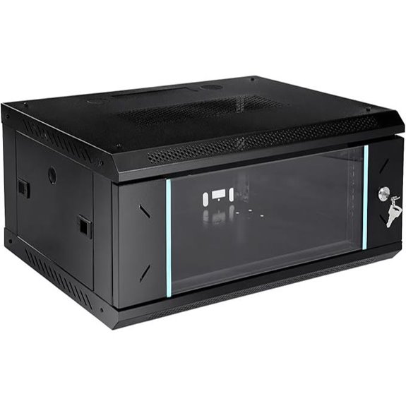 4U Steel Wall Mount Server Rack Cabinet