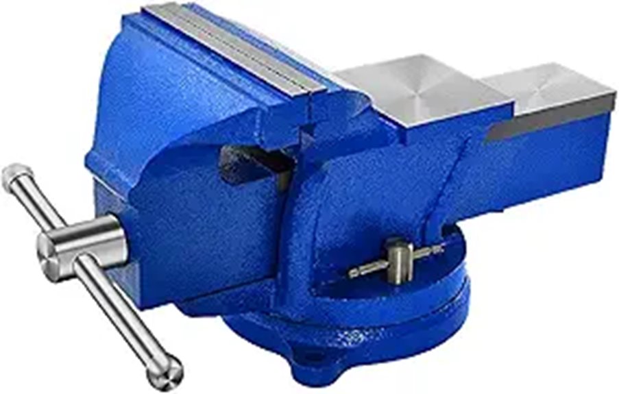 Heavy Duty 6 Bench Vise with Swivel and Anvil
