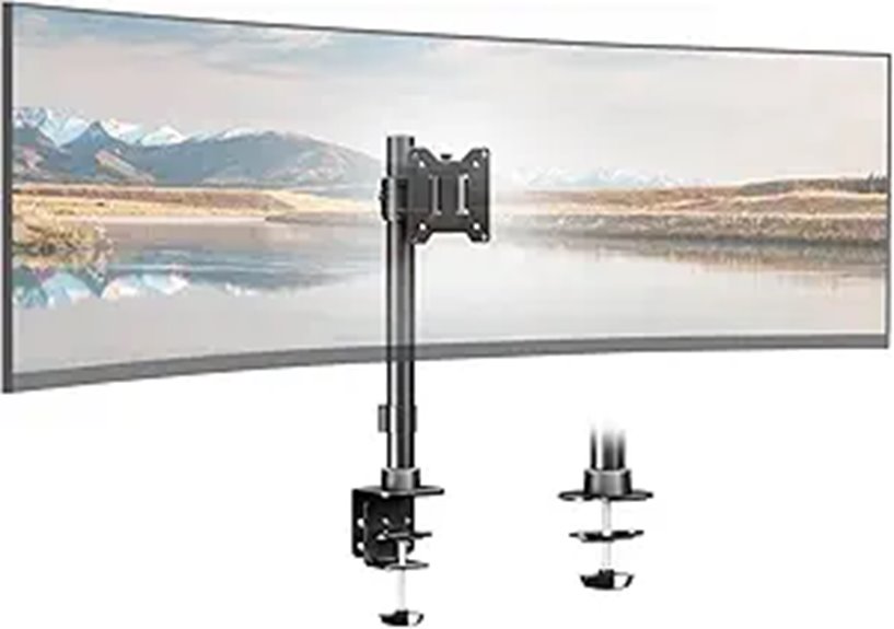 Heavy Duty Ultrawide Monitor Arm VESA Compatible