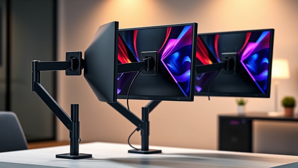 heavy monitor arm considerations