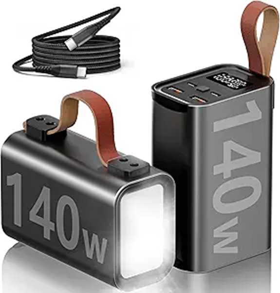 140W 50000mAh Power Bank with LED Light