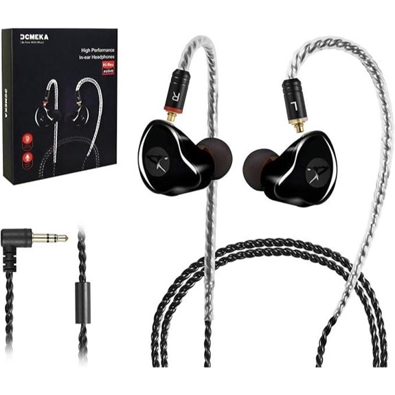 HiFi In-Ear Monitor Headphones with Detachable Cable