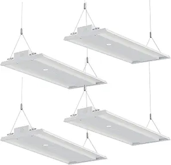 300W LED High Bay Light 4-Pack 45000LM UL Listed