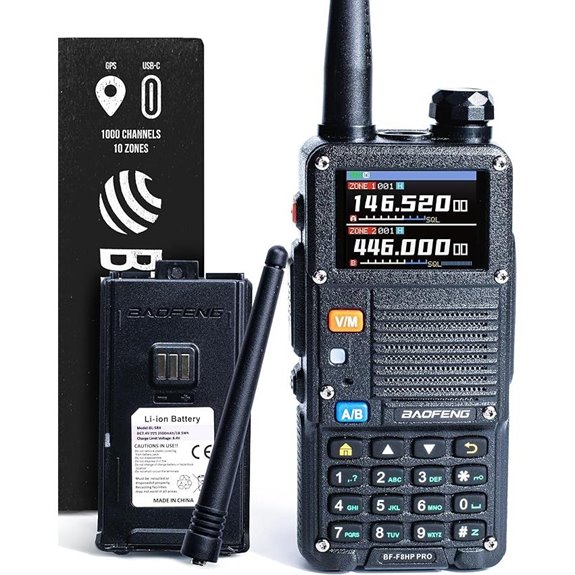 BAOFENG BF-F8HP PRO 10W Tri-Band Radio