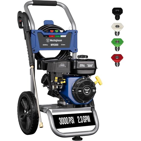 Westinghouse WPX3000 Gas Pressure Washer (3000 PSI)