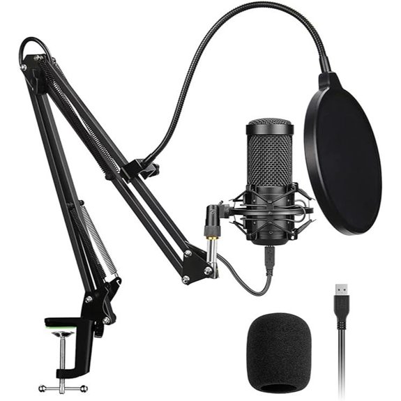 Condenser Microphone for Recording and Podcasting