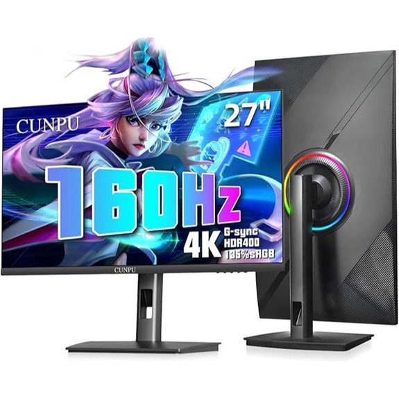 27-Inch 4K Gaming Monitor with HDR and Adaptive Sync