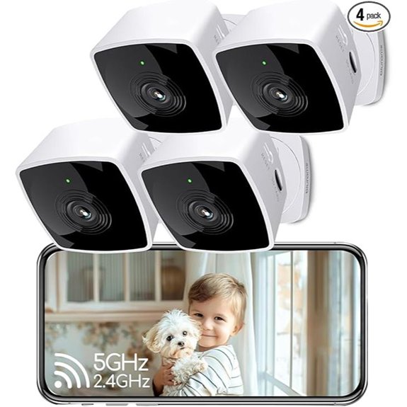 Blurams 2K Indoor Security Cameras (4-Pack)