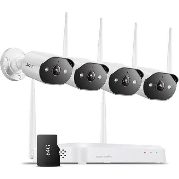 ZOSI 2K Wi-Fi Security Camera System with NVR