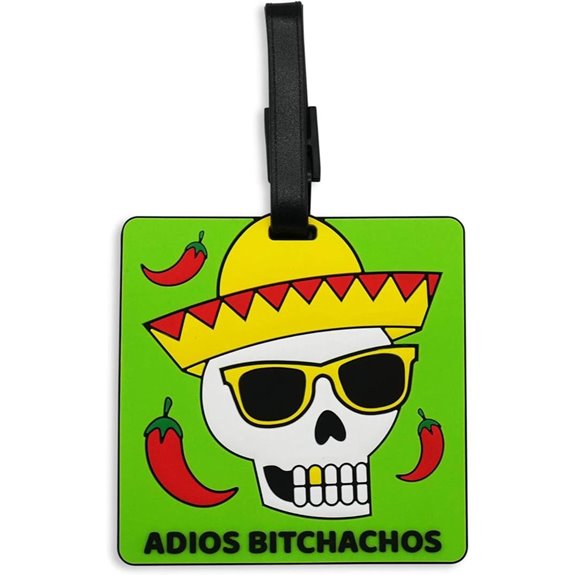 Funny Luggage Tag with Sarcastic Saying