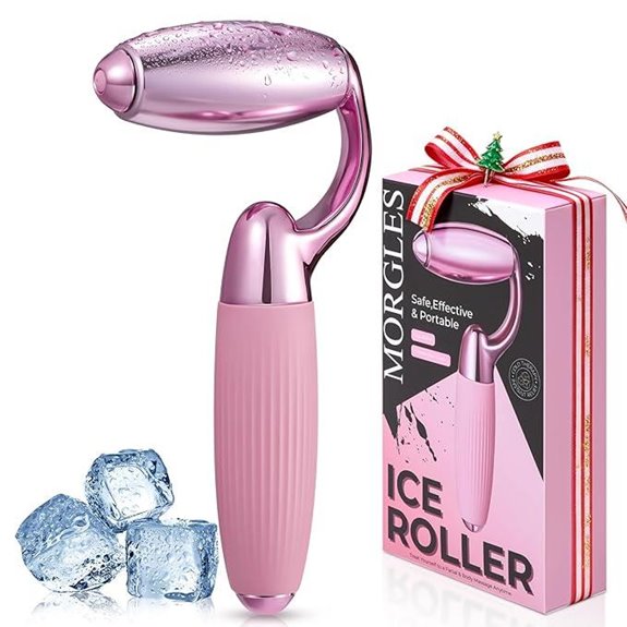 MORGLES Ice Facial Roller for Puffiness & Skin Tightening