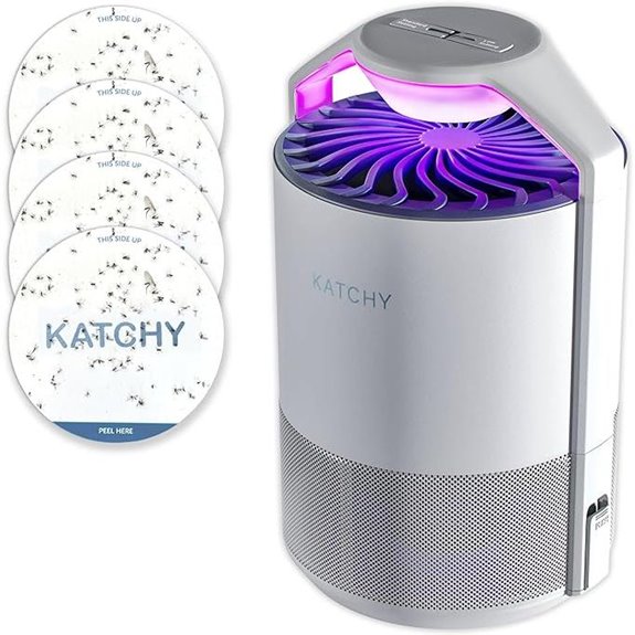 Katchy Indoor Fly Trap with UV Light and Fan