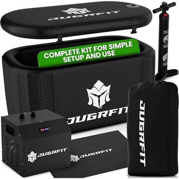 Cold Plunge Tub with Chiller 53” Inflatable Ice Bath