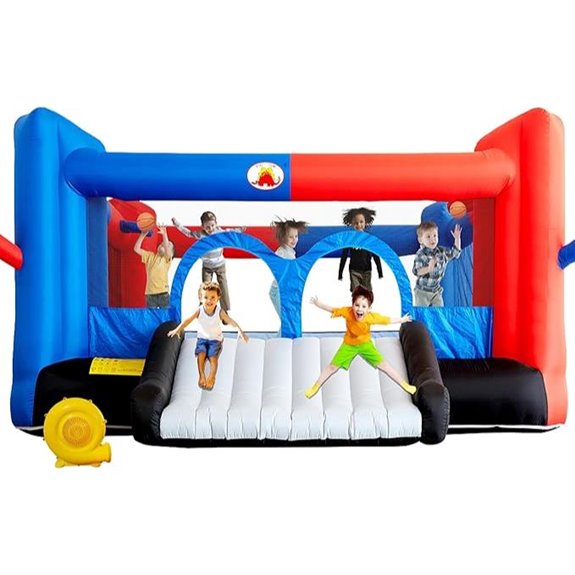 Inflatable Bounce House with Slide and Games