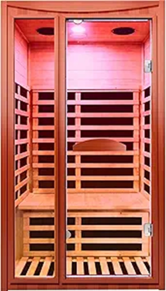 Infrared Sauna for 1-2 Persons with Color Light