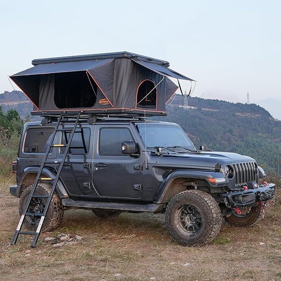 Aluminum Rooftop Tent with Insulation for Camping