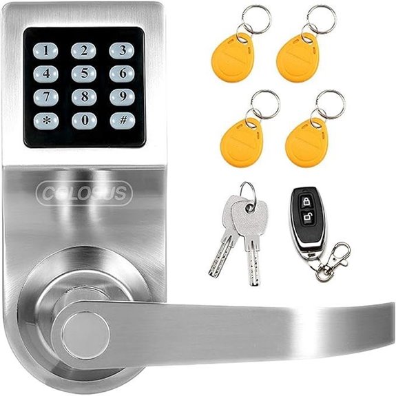 Smart Electronic Keyless Door Lock with Remote