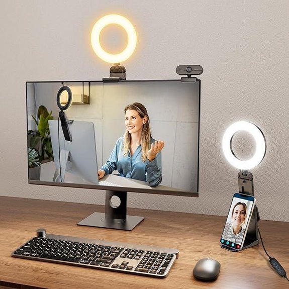 Evershop 5 Clip-On Ring Light for Laptop and Webcam