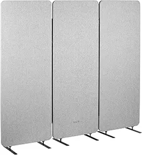 VIVO 72x66 Inch Privacy Cubicle Divider (3 Panels)