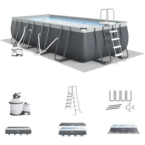 INTEX 24ft x 12ft Above Ground Pool with Pump