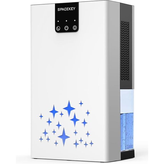 Dehumidifier with 95 oz Tank LED Light Sleep Mode
