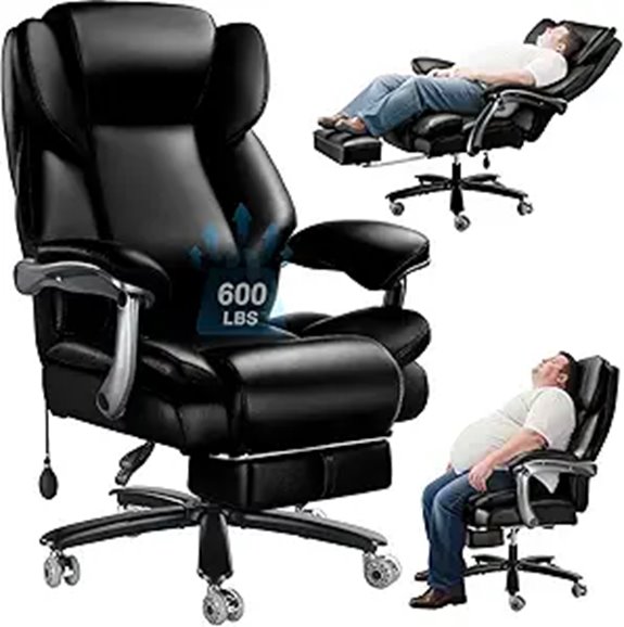 Heavy Duty Big & Tall Office Chair with Lumbar