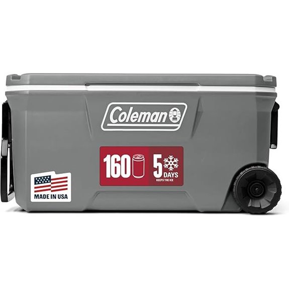 Coleman 100-Quart Insulated Rolling Cooler