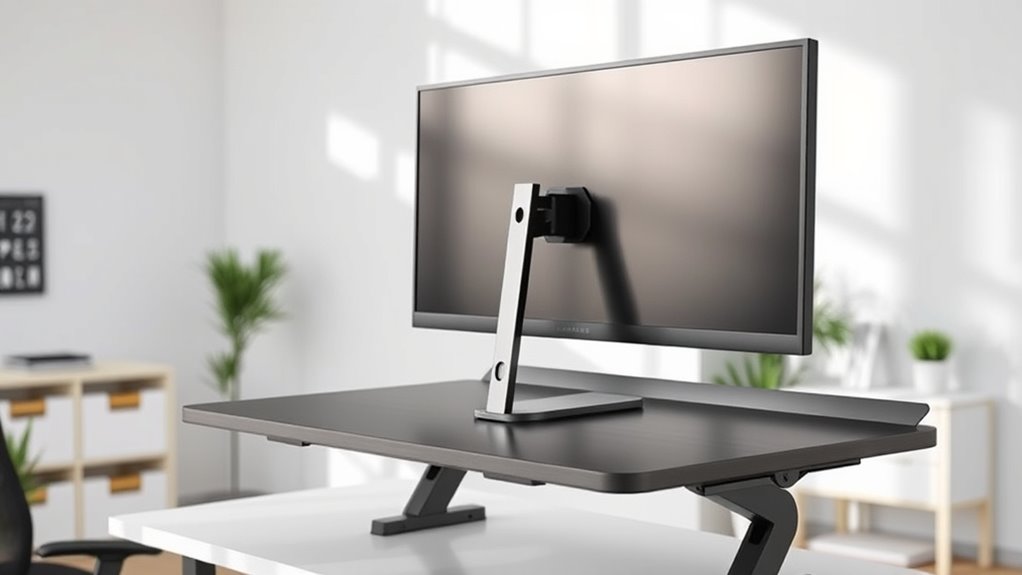 large monitor sit stand converter