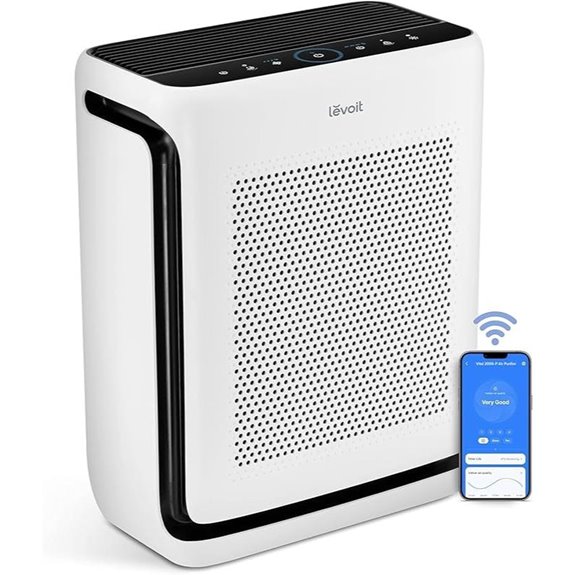 LEVOIT Large Room Air Purifier with Air Quality Monitor