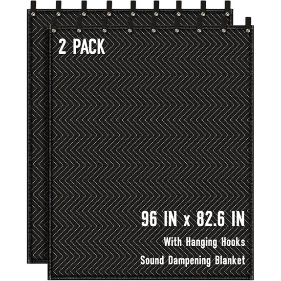 2PCS Large Sound Absorbing Studio Blankets