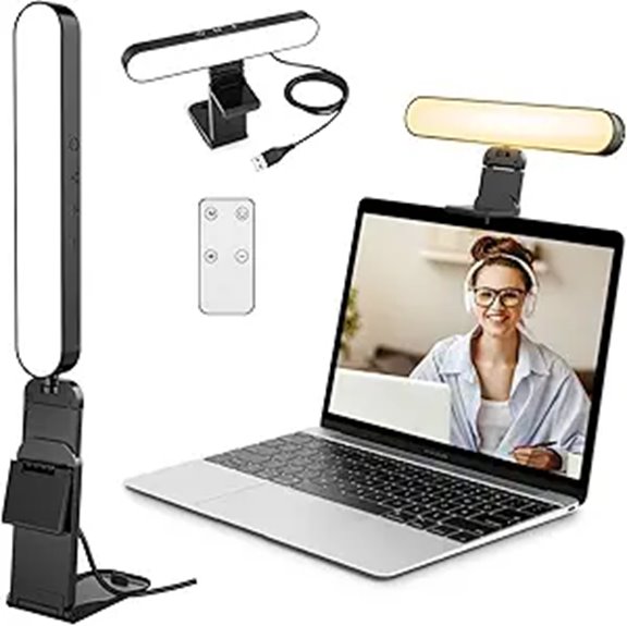 YAyusi Video Conference LED Ring Light with Remote