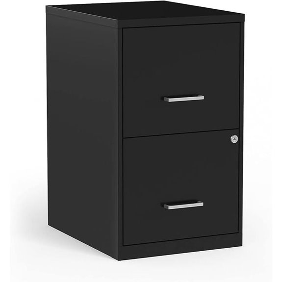 Staples Lockable 2-Drawer Vertical File Cabinet