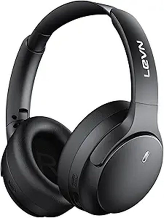 LEVN Wireless Noise Cancelling Headphones with 70H Play