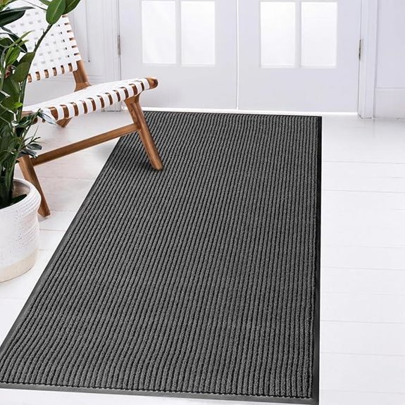 LuxUrux Rubber Commercial Door Mat (3x5 Feet)